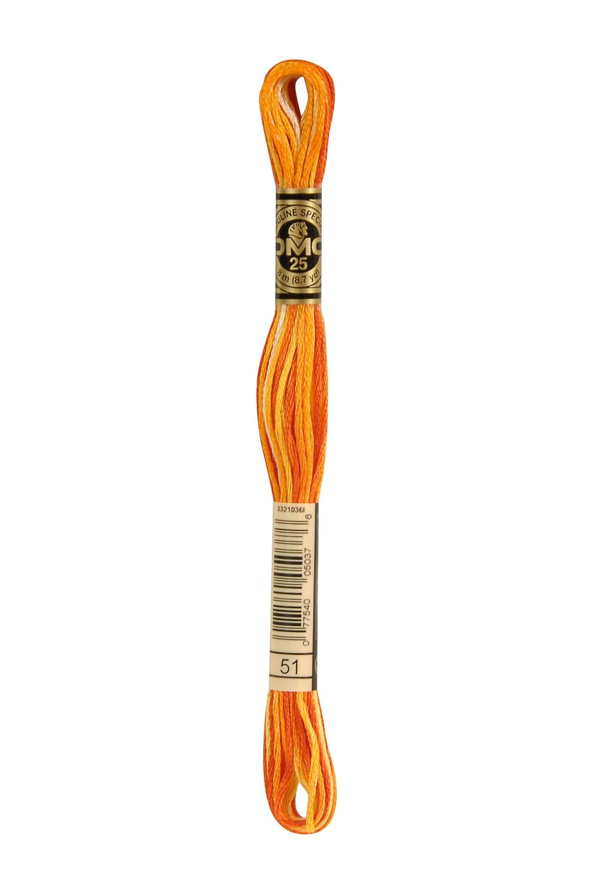 DMC Mouliné Stranded Cotton 51 Variegated Burnt Orange