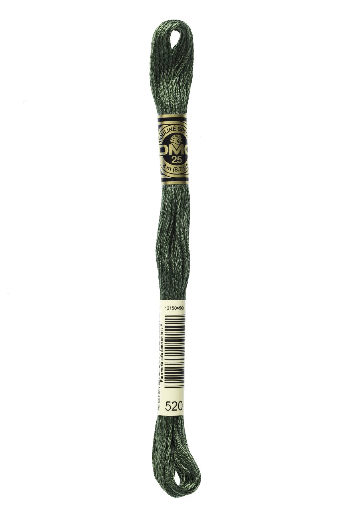 DMC Mouliné Stranded Cotton 520 Fern Green Dark