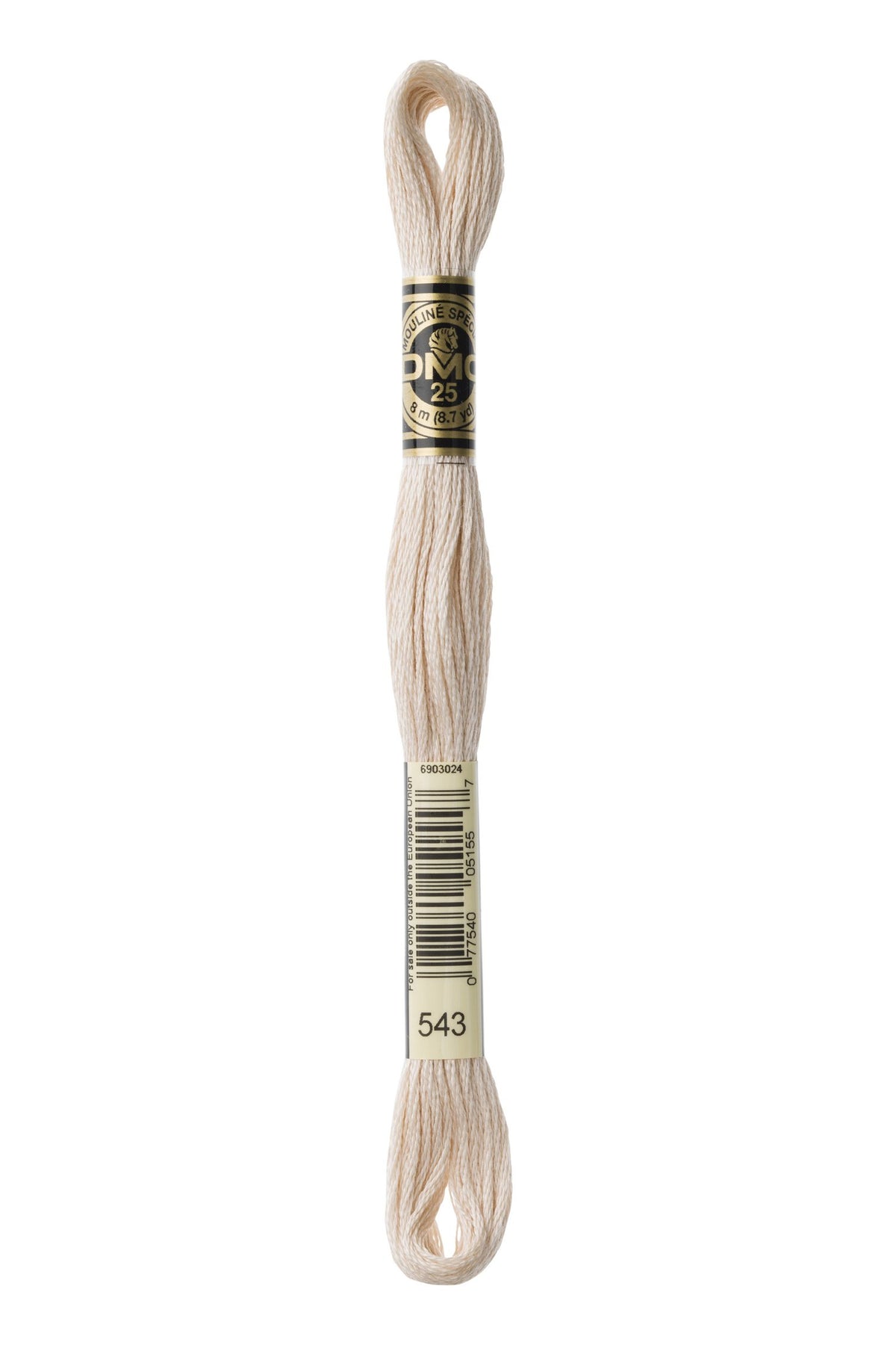 DMC Mouliné Stranded Cotton 543 Beige Brown Ultra Very Light
