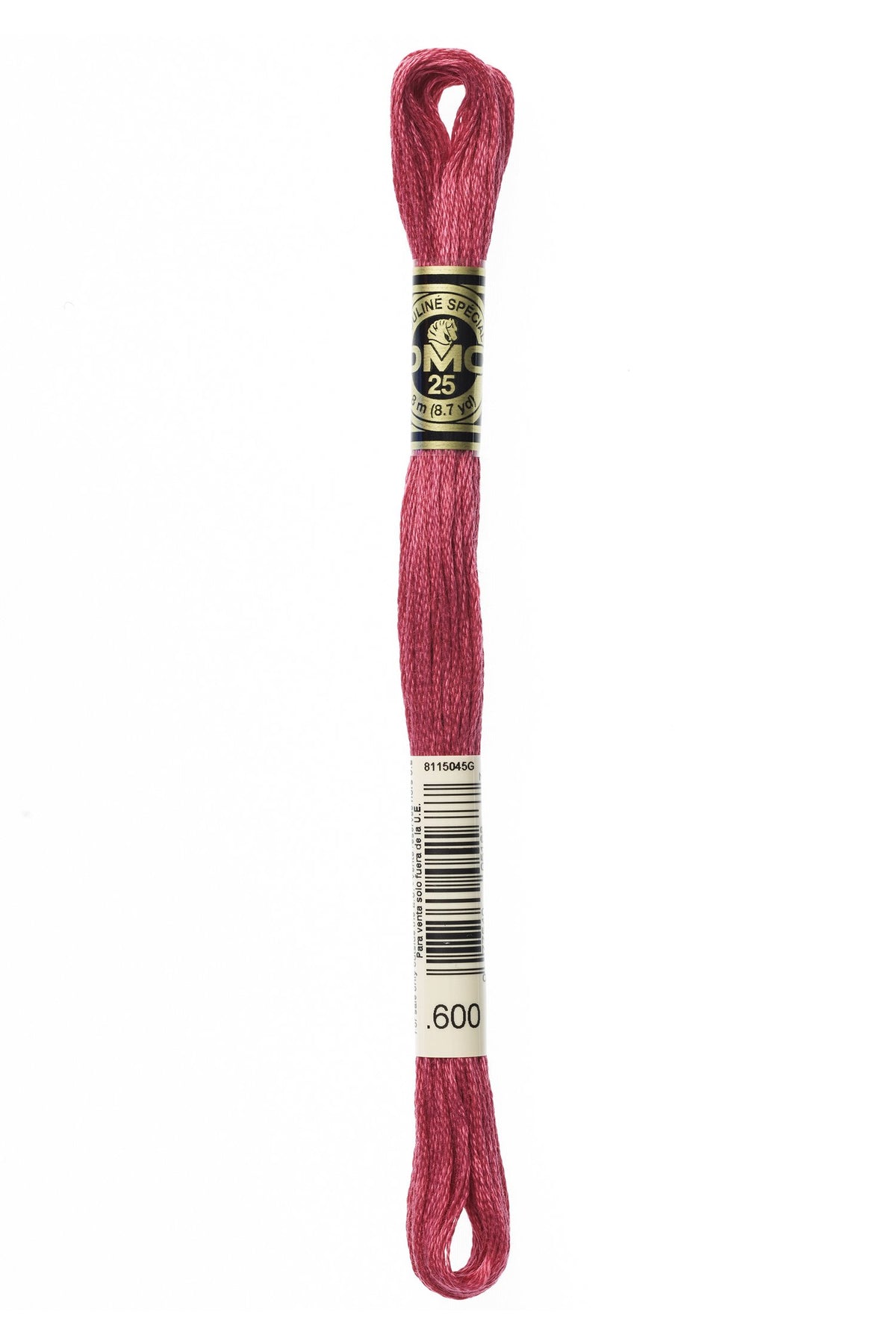 DMC Mouliné Stranded Cotton 600 Cranberry Very Dark