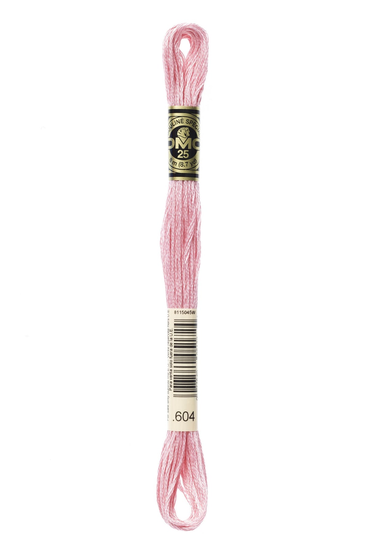 DMC Mouliné Stranded Cotton 604 Cranberry Light
