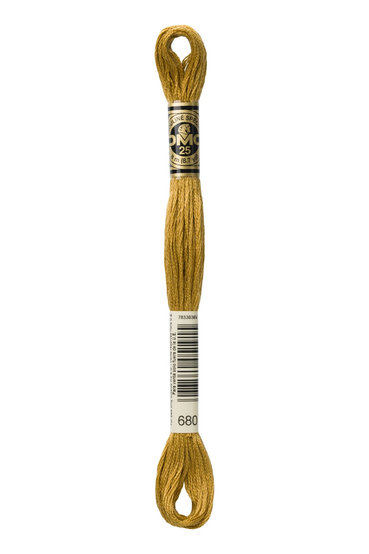 DMC Mouliné Stranded Cotton 680 Old Gold Dark