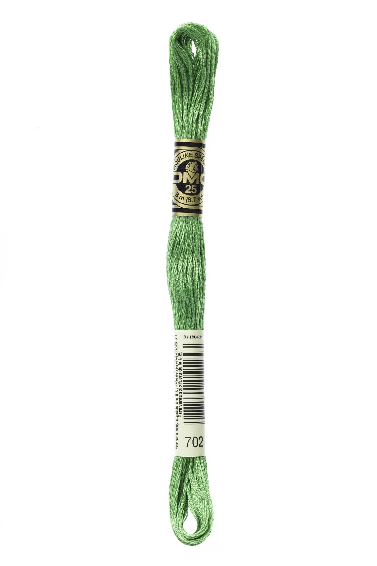 DMC Mouliné Stranded Cotton 702 Kelly Green