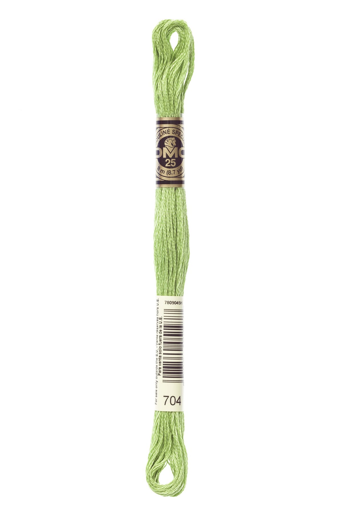 DMC Mouliné Stranded Cotton 704 Chartreuse Bright