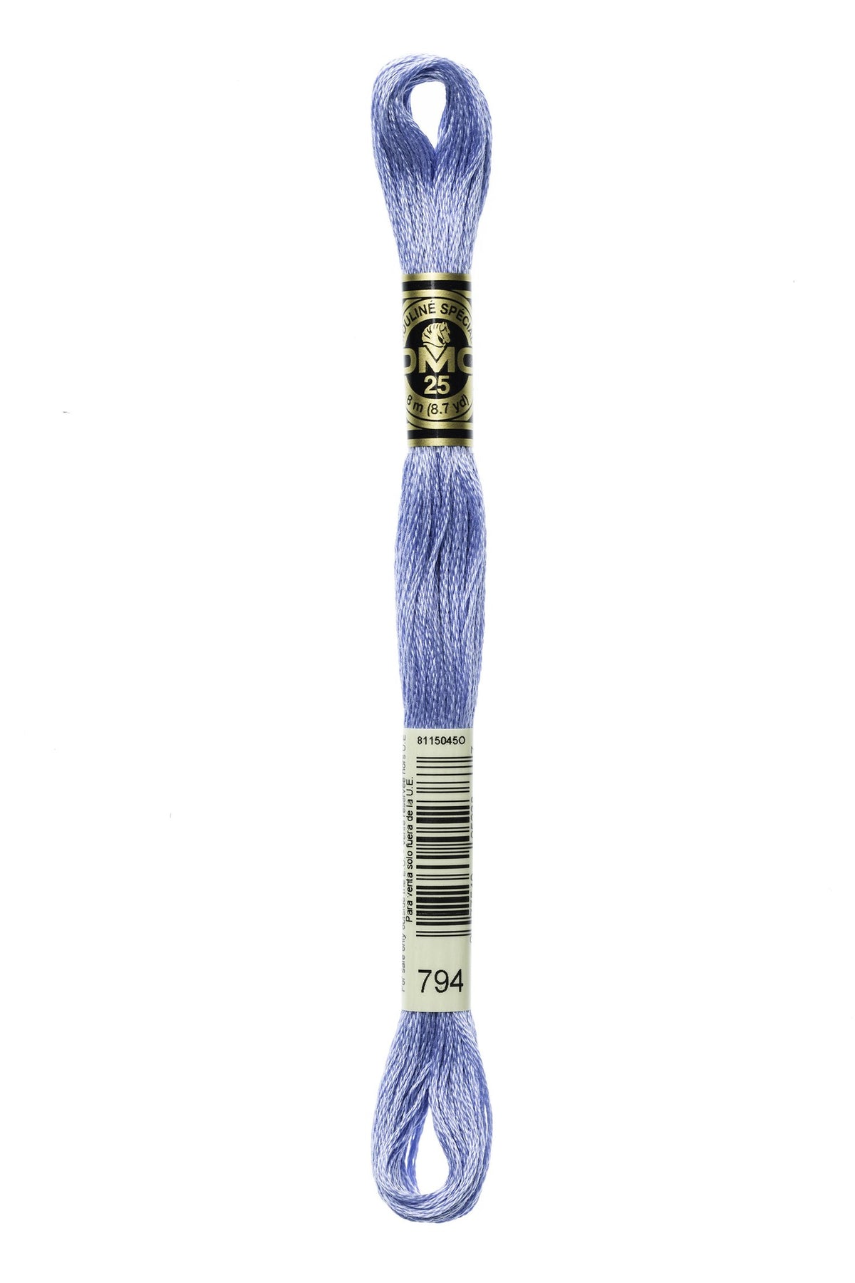 DMC Mouliné Stranded Cotton 794 Cornflower Blue Light
