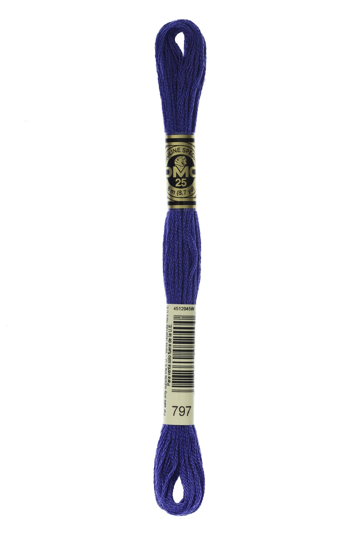 DMC Mouliné Stranded Cotton 797 Royal Blue