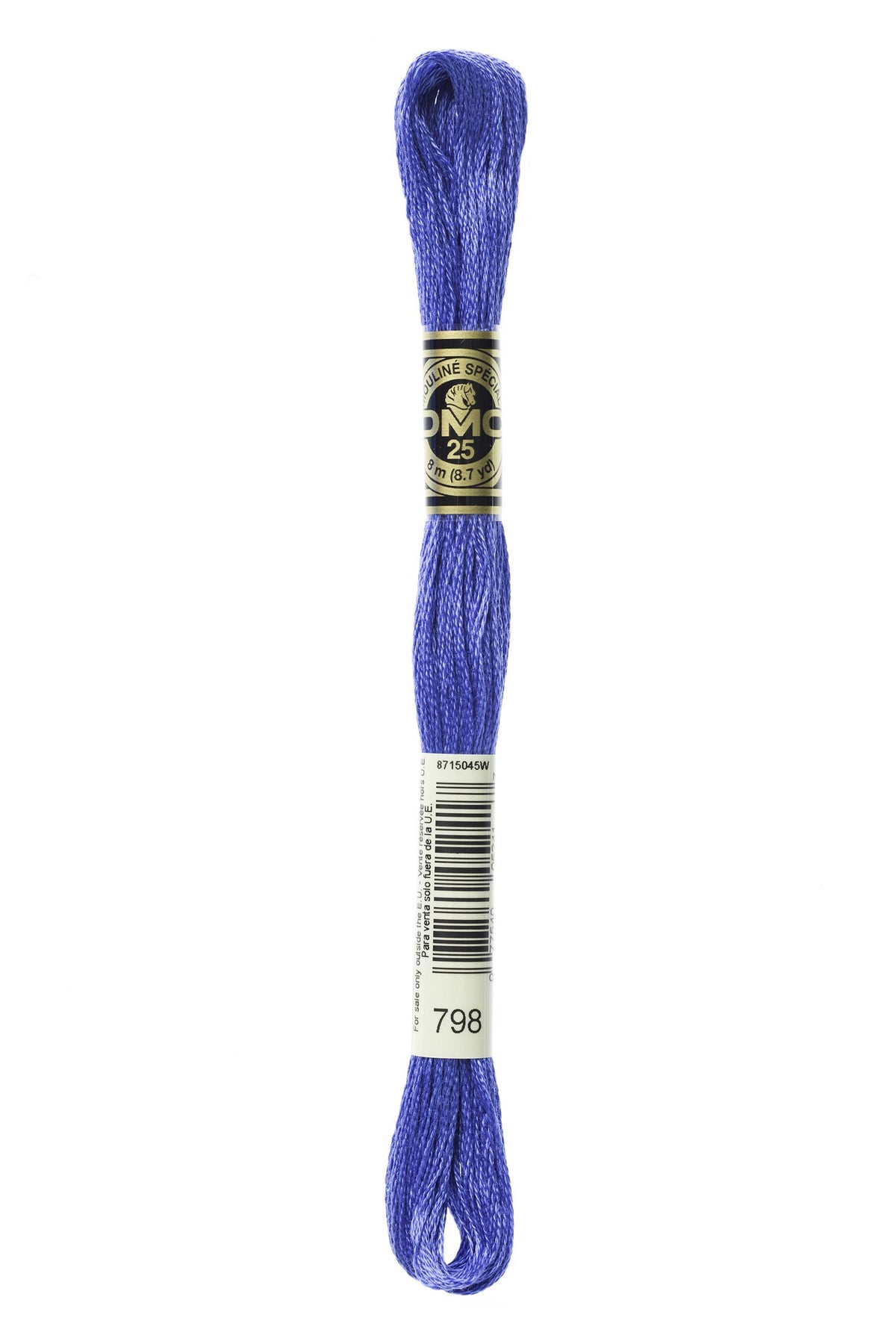 DMC Mouliné Stranded Cotton 798 Delft Blue Dark