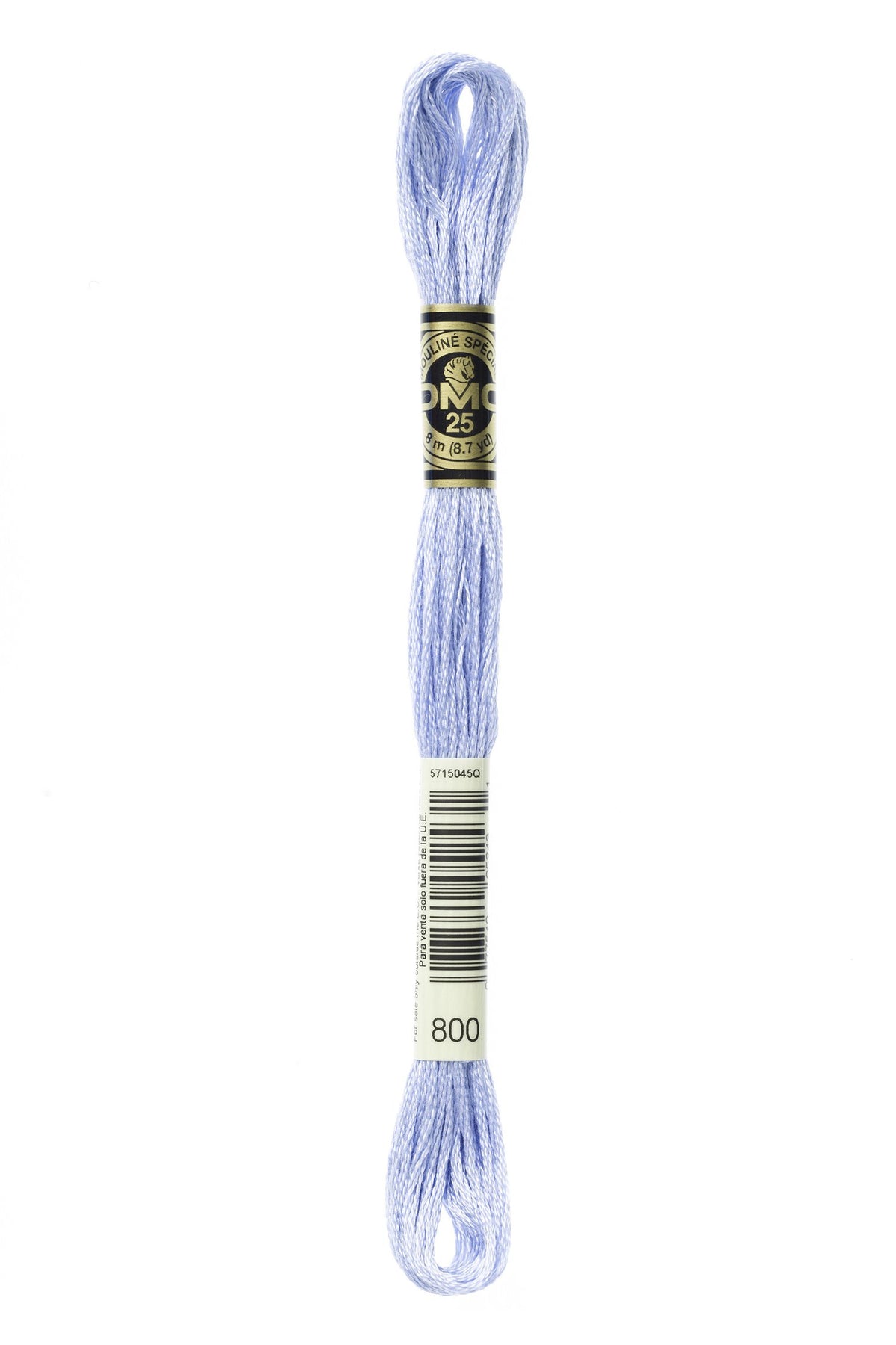 DMC Mouliné Stranded Cotton 800 Delft Blue Pale