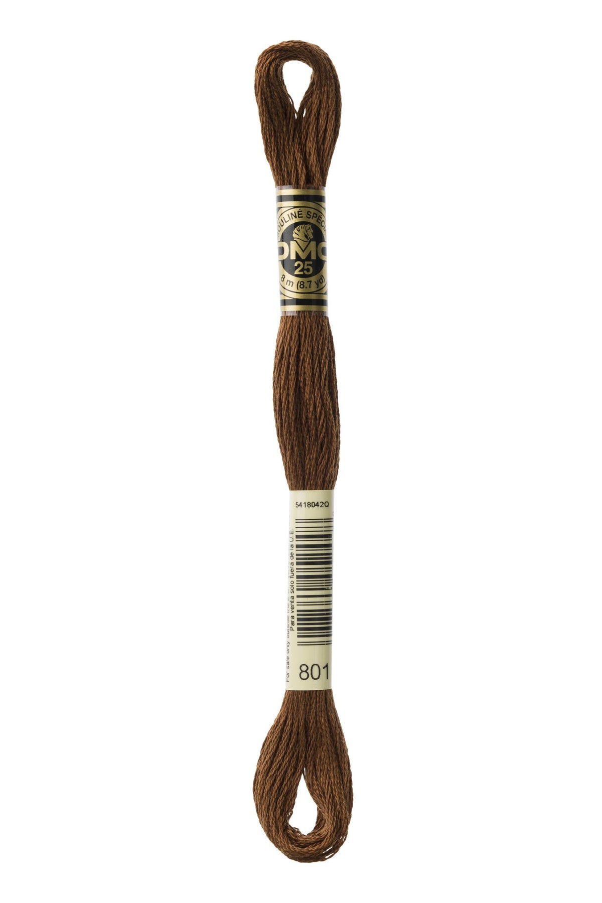 DMC Mouliné Stranded Cotton 801 Coffee Brown Dark