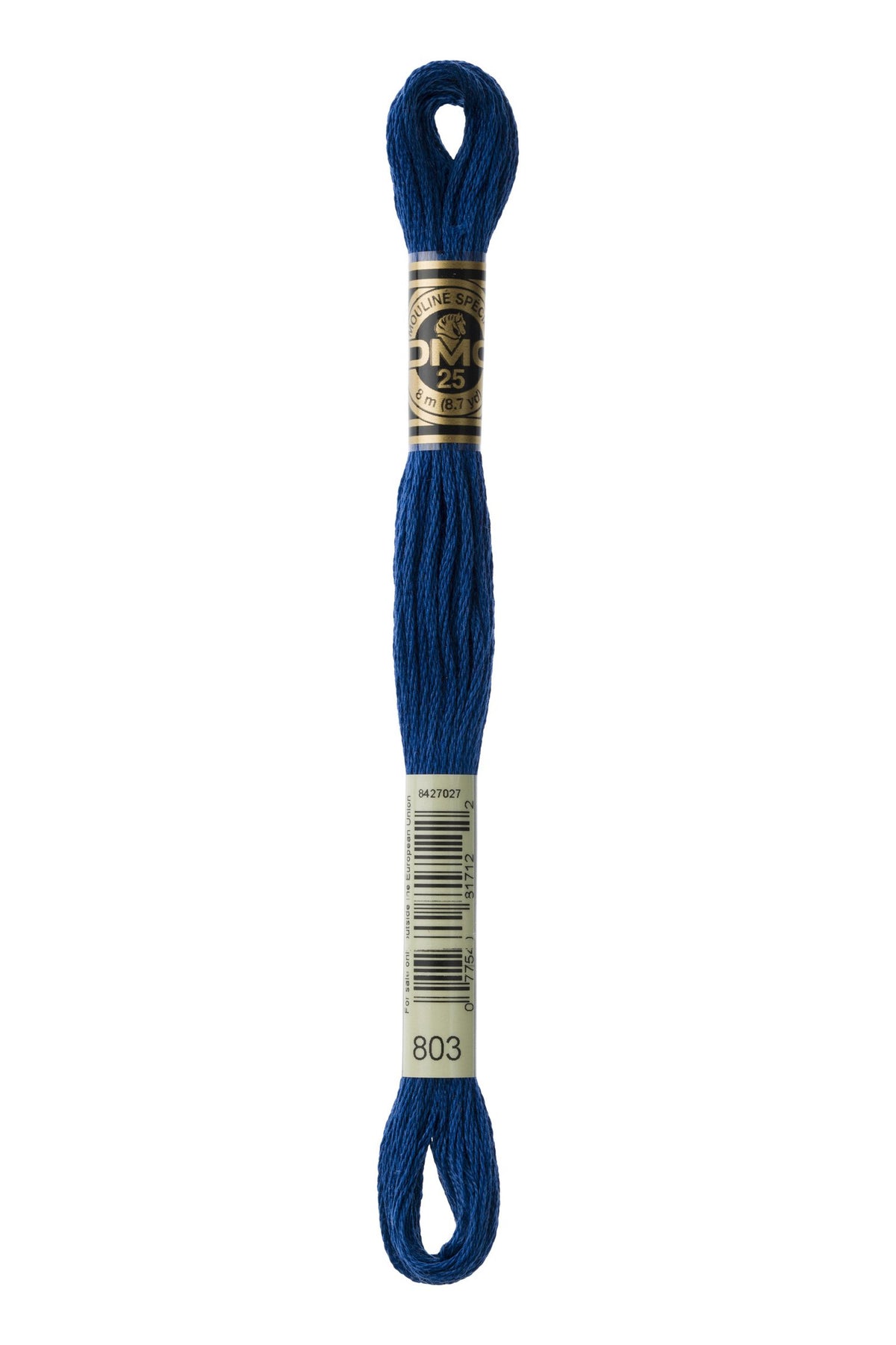 DMC Mouliné Stranded Cotton 803 Baby Blue Ultra Very Dark