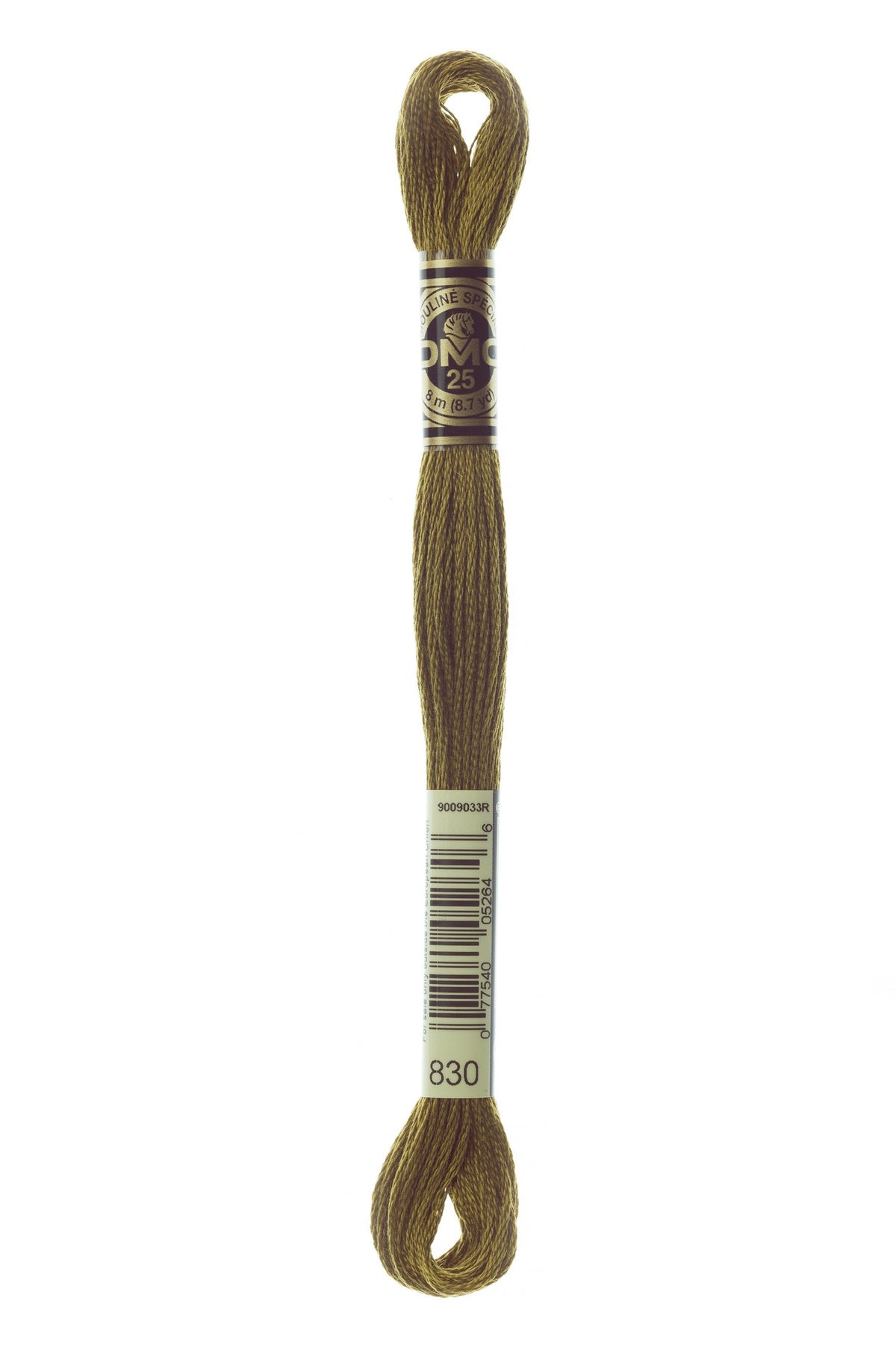 DMC Mouliné Stranded Cotton 830 Golden Olive Dark