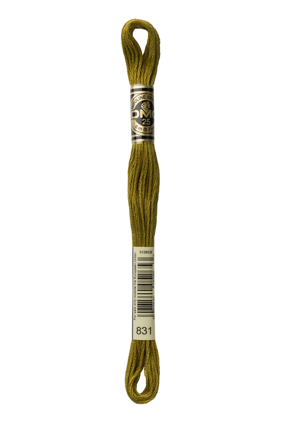DMC Mouliné Stranded Cotton 831 Golden Olive Medium