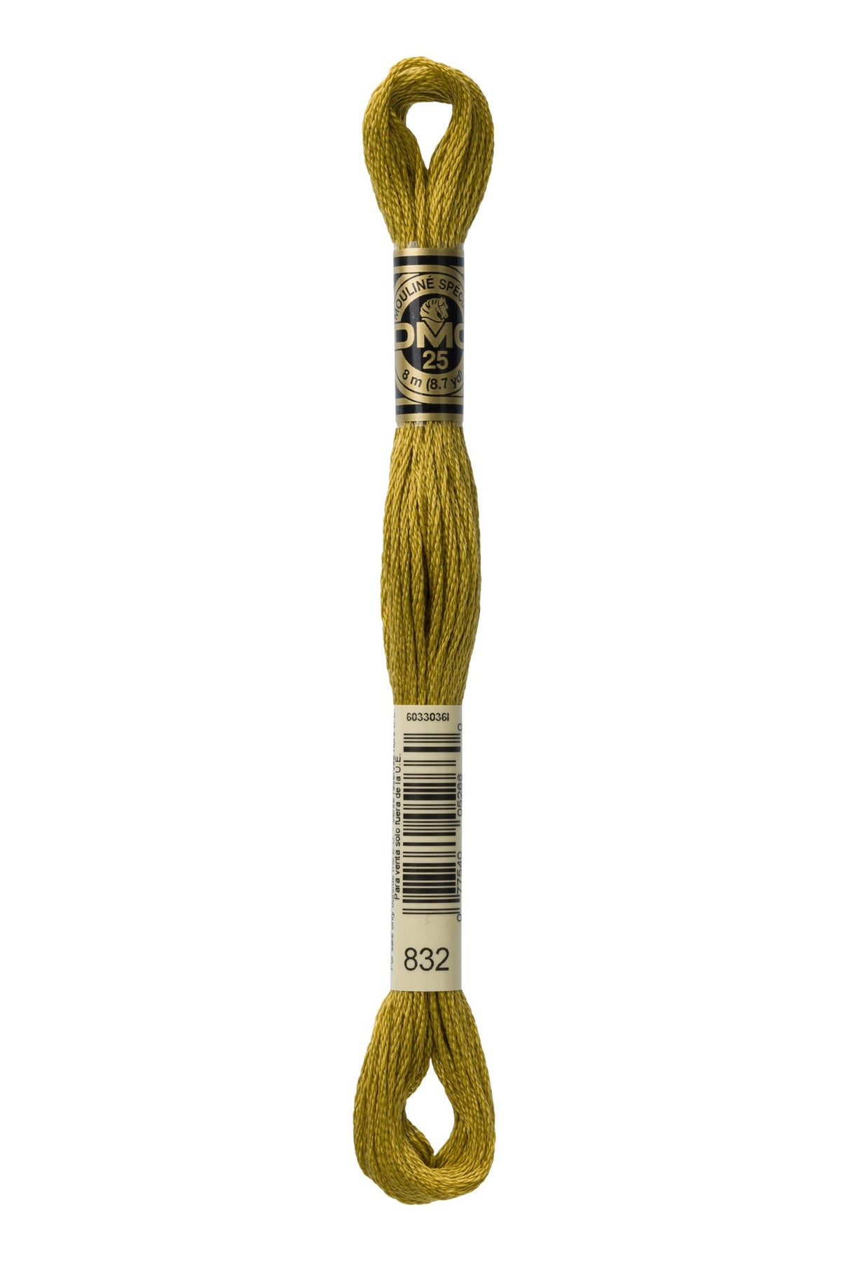 DMC Mouliné Stranded Cotton 832 Golden Olive