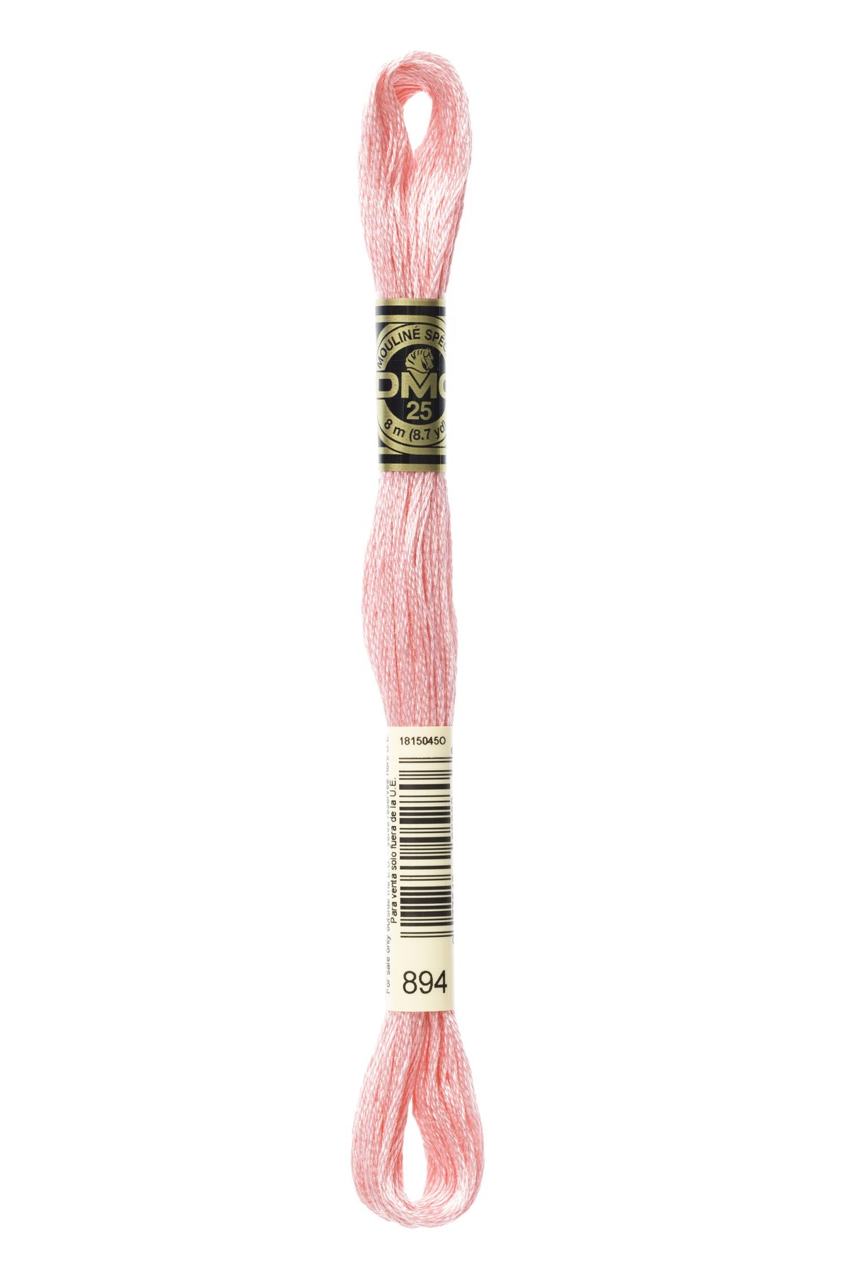 DMC Mouliné Stranded Cotton 894 Carnation Very Light