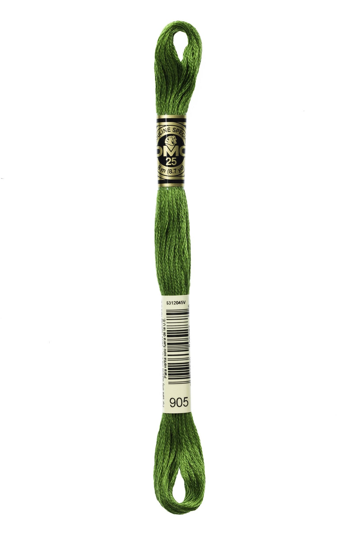 DMC Mouliné Stranded Cotton 905 Parrot Green Dark