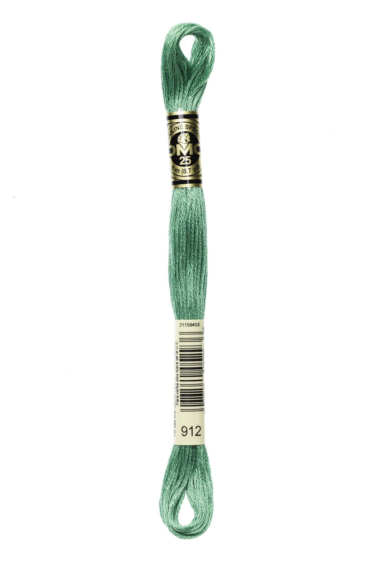 DMC Mouliné Stranded Cotton 912 Emerald Green Light