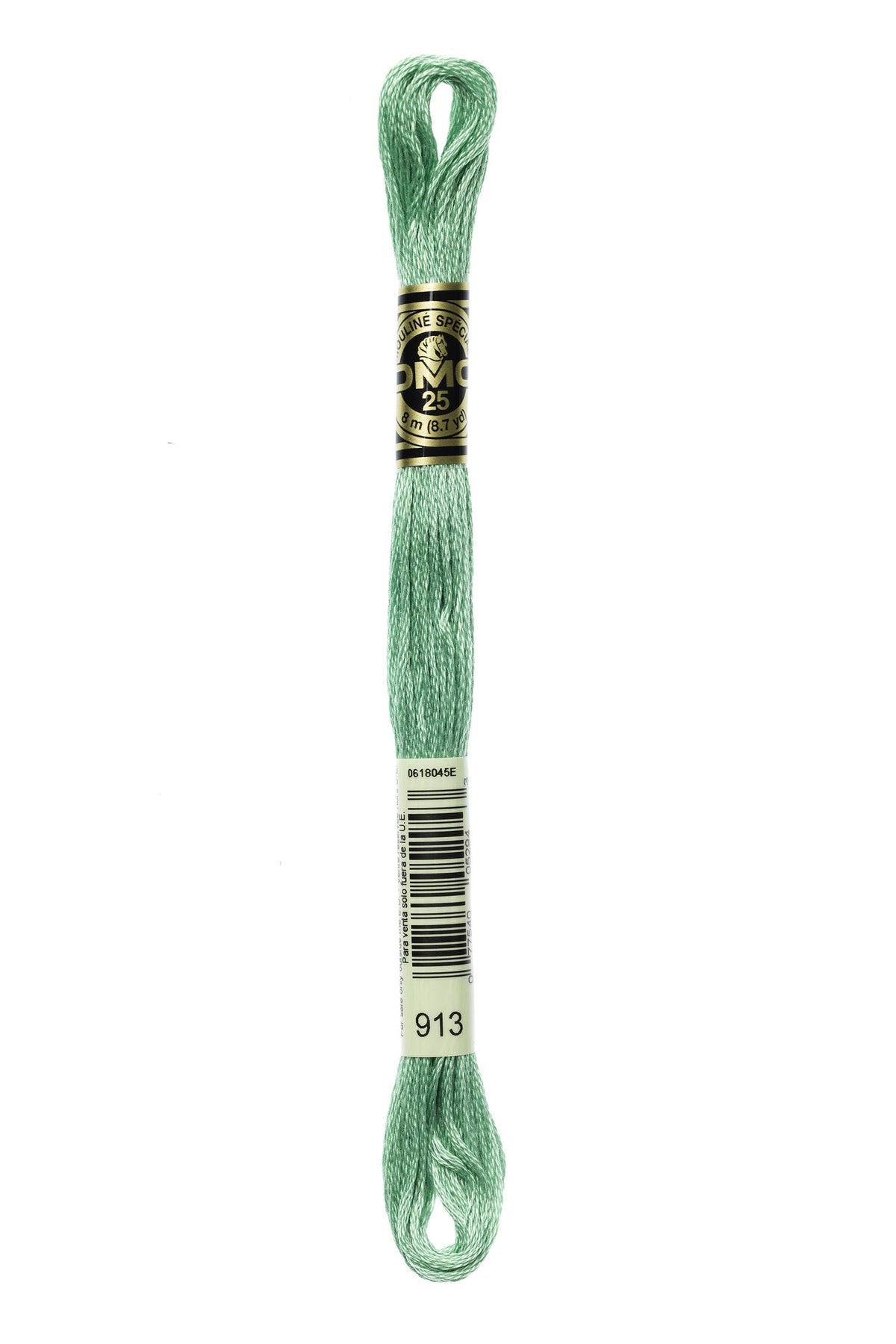 DMC Mouliné Stranded Cotton 913 Nile Green Medium