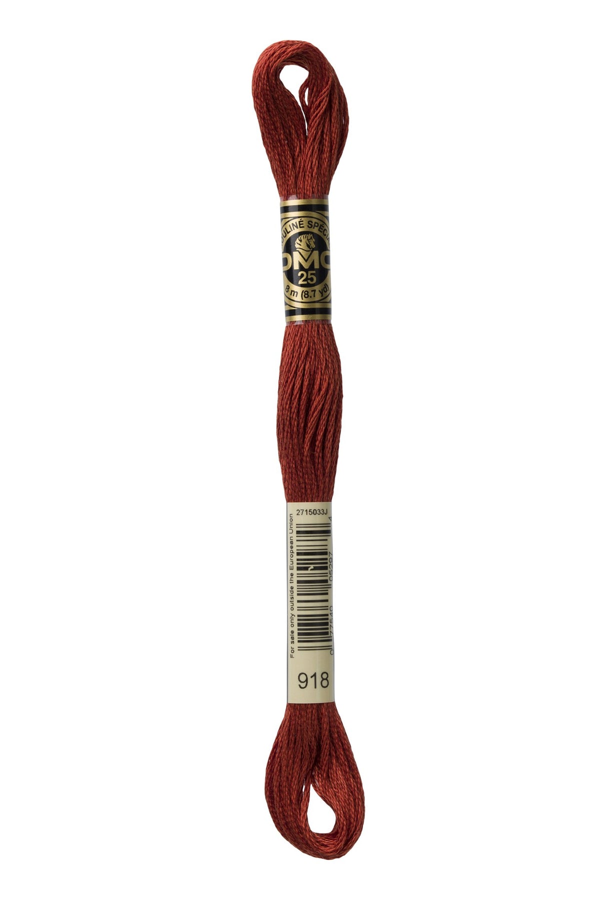 DMC Mouliné Stranded Cotton 918 Red Copper Dark
