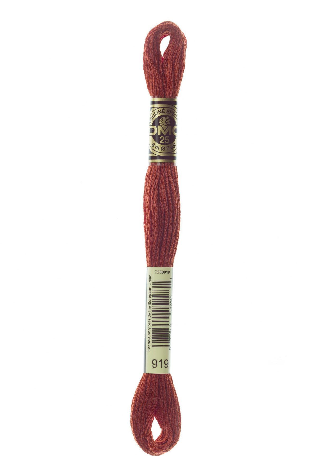 DMC Mouliné Stranded Cotton 919 Red Copper