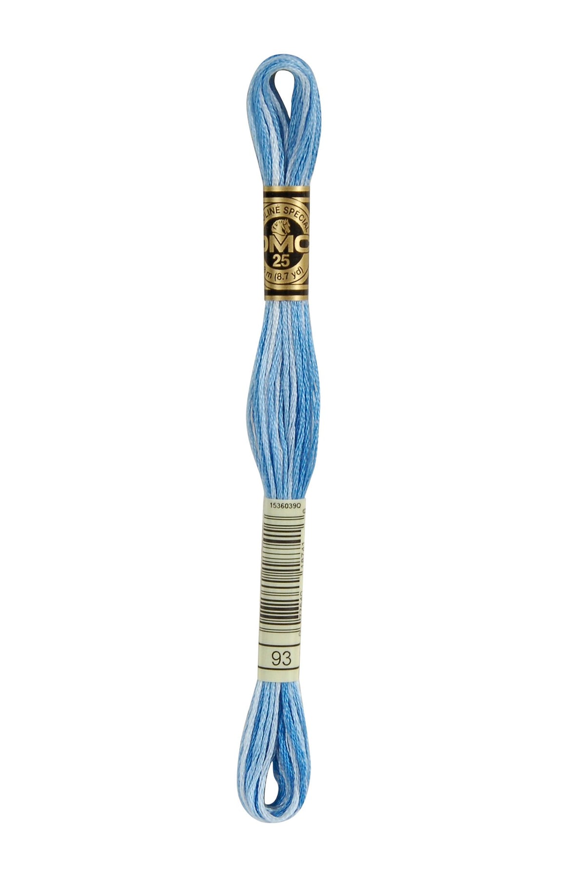 DMC Mouliné Stranded Cotton 93 Variegated Cornflower Blue