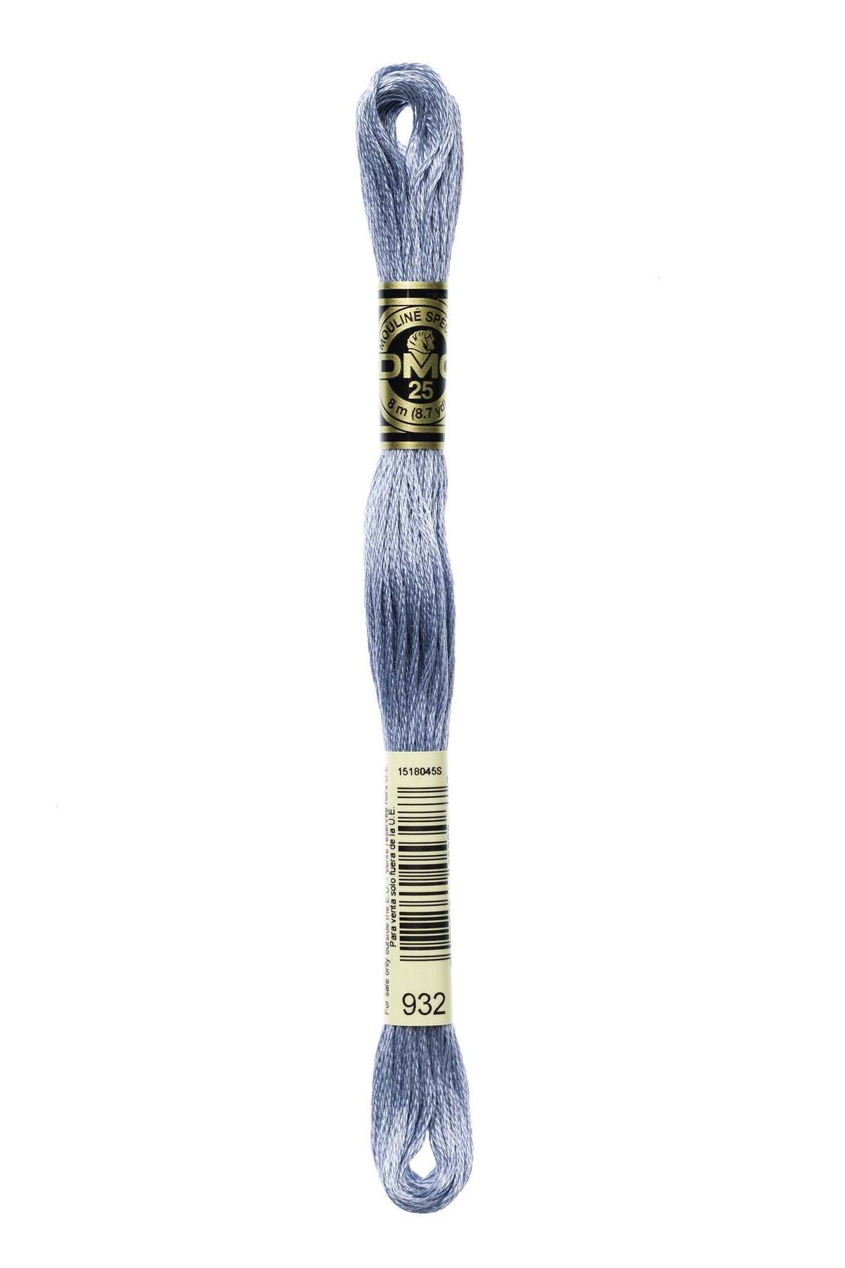 DMC Mouliné Stranded Cotton 932 Antique Blue Light