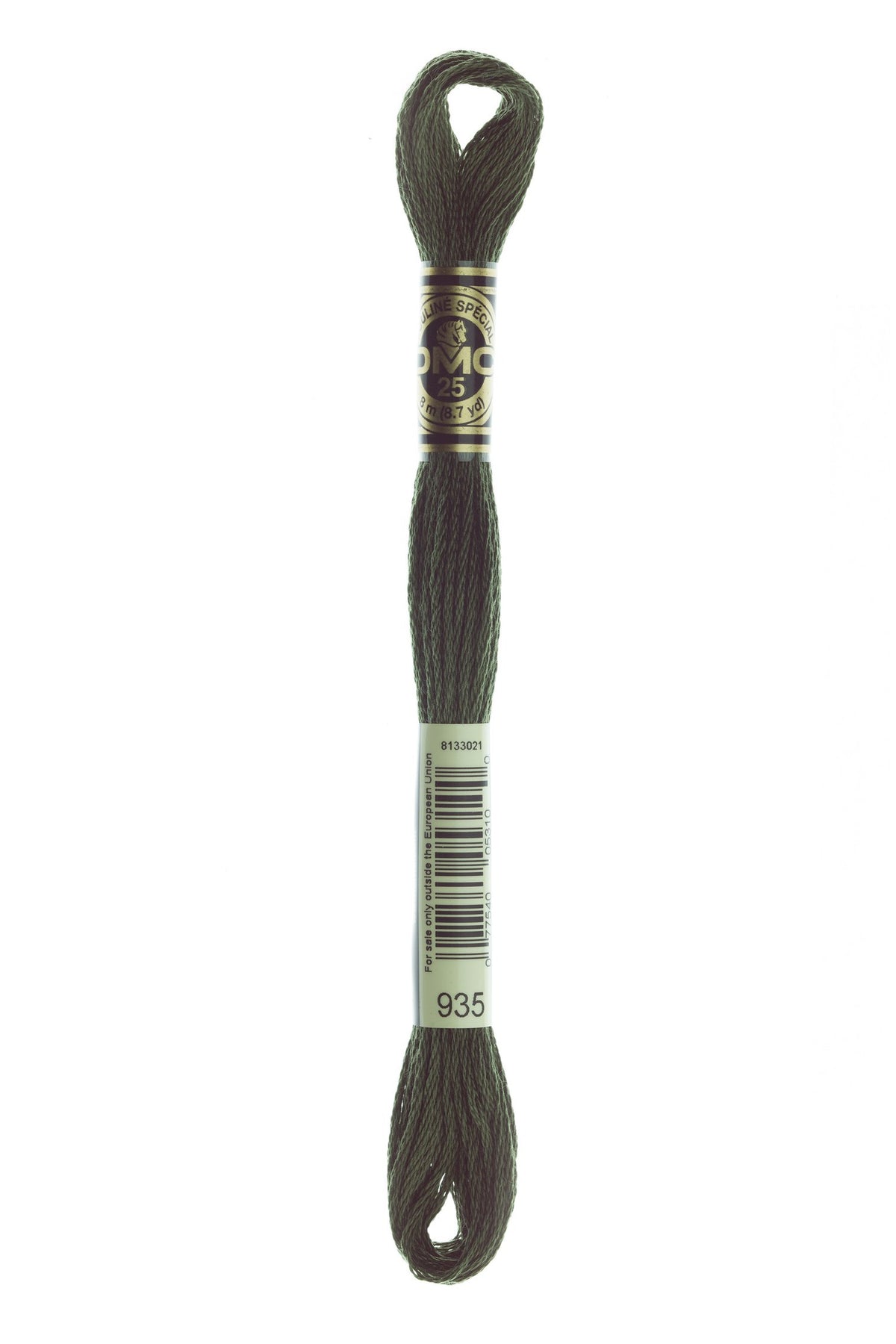 DMC Mouliné Stranded Cotton 935 Avocado Green Dark