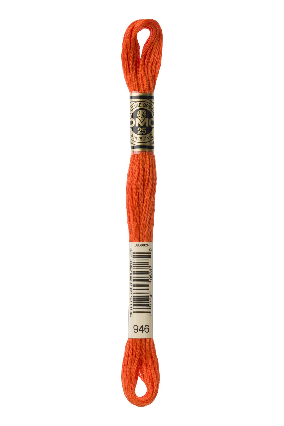 DMC Mouliné Stranded Cotton 946 Burnt Orange Medium