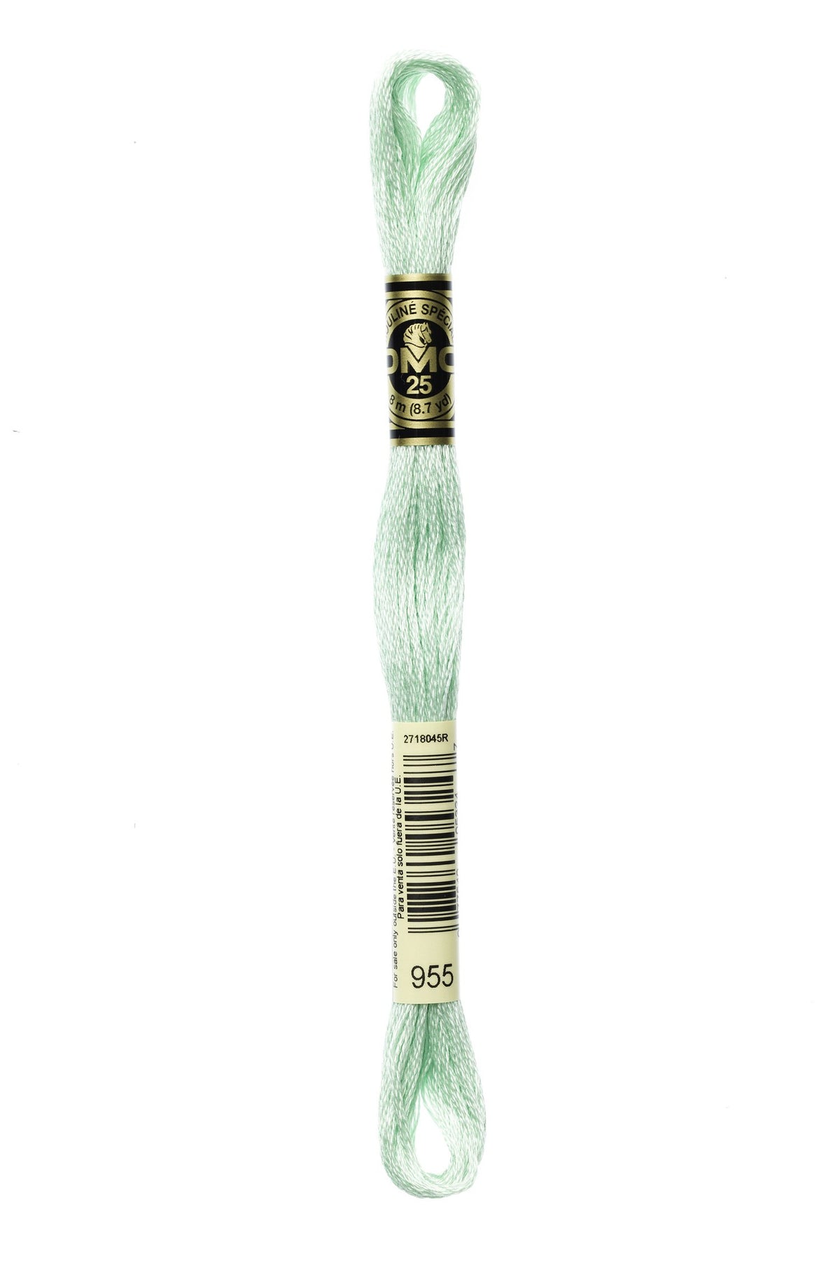 DMC Mouliné Stranded Cotton 955 Nile Green Light