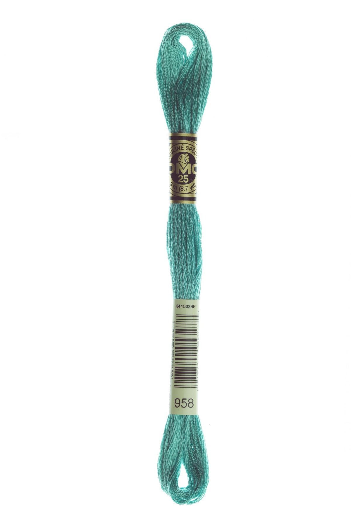 DMC Mouliné Stranded Cotton 958 Sea Green Dark