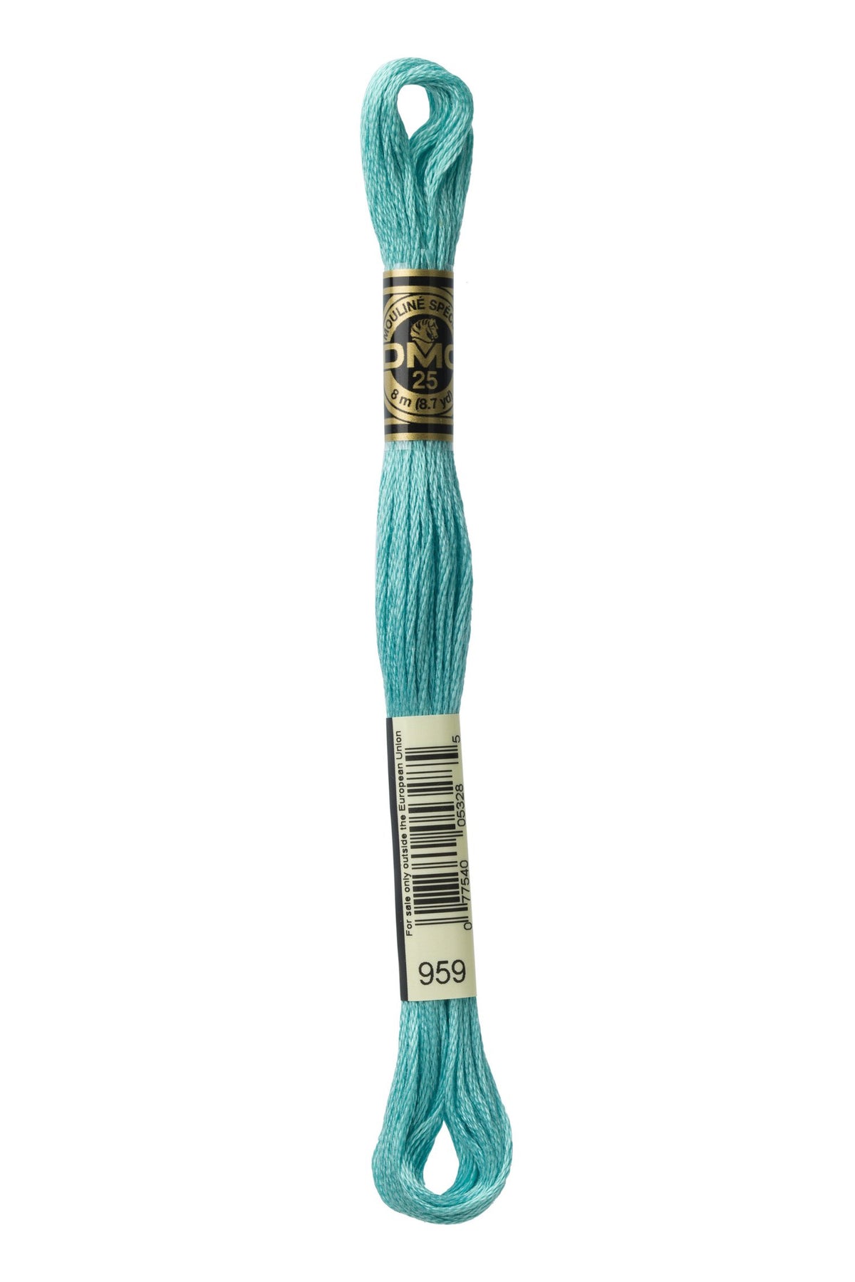 DMC Mouliné Stranded Cotton 959 Sea Green Medium