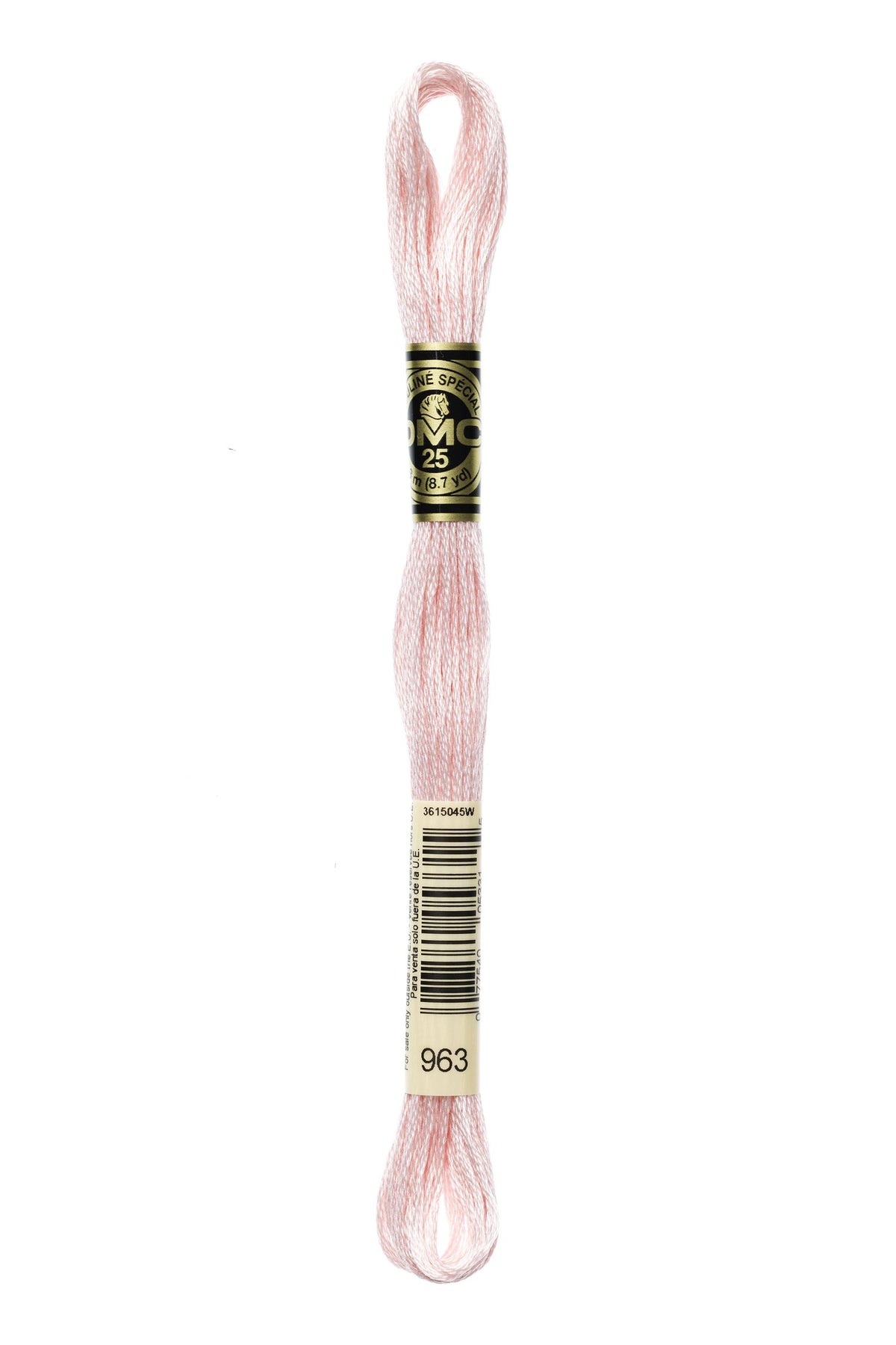 DMC Mouliné Stranded Cotton 963 Dusty Rose Ultra Very Light