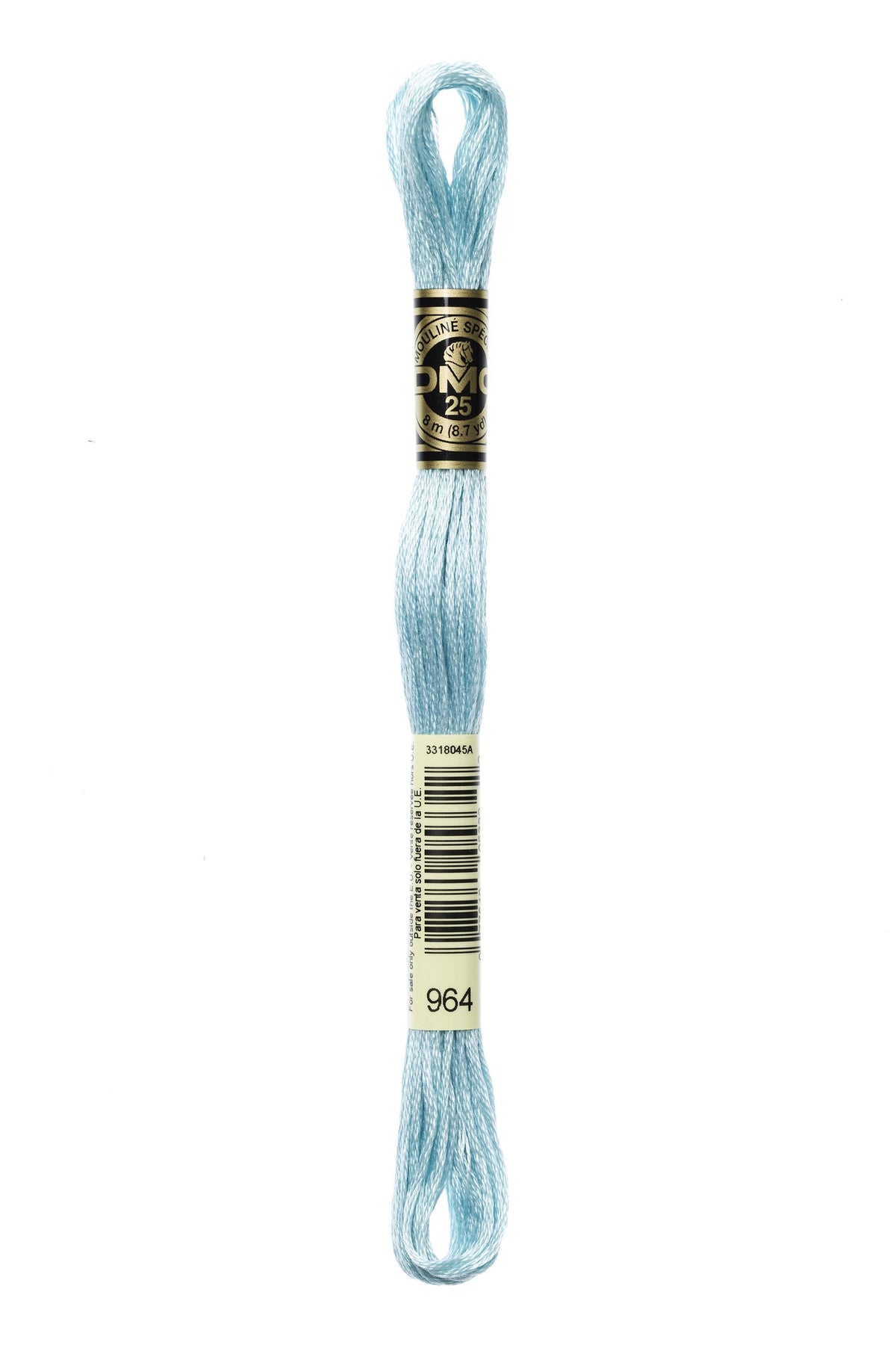 DMC Mouliné Stranded Cotton 964 Sea Green Light