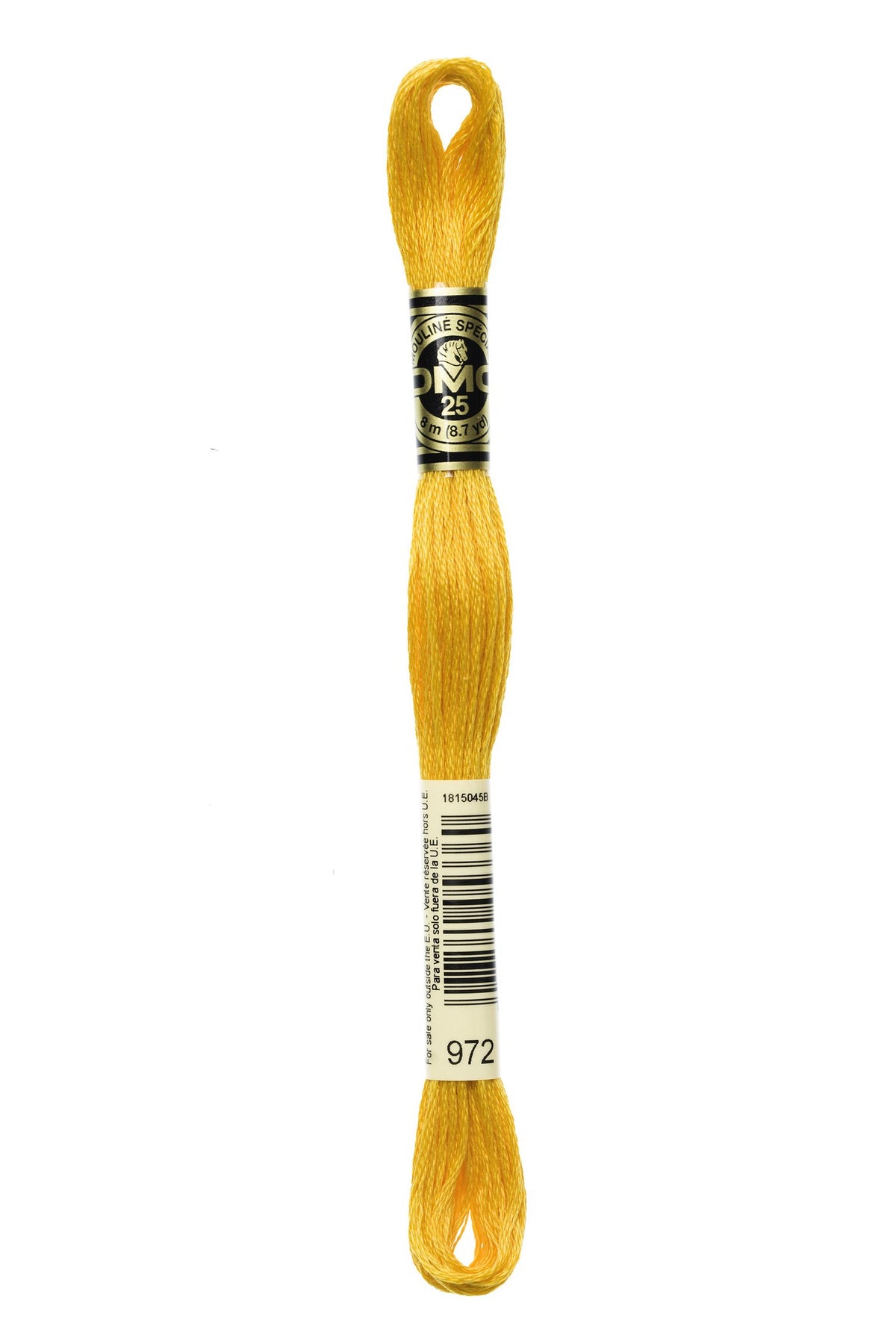 DMC Mouliné Stranded Cotton 972 Canary Deep