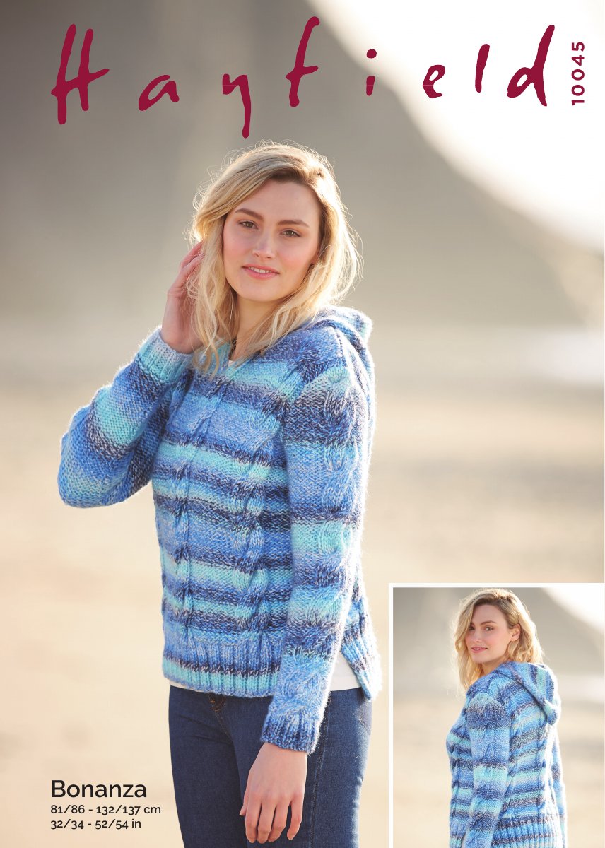 Hayfield 10045 Sweater in Bonanza pattern cover