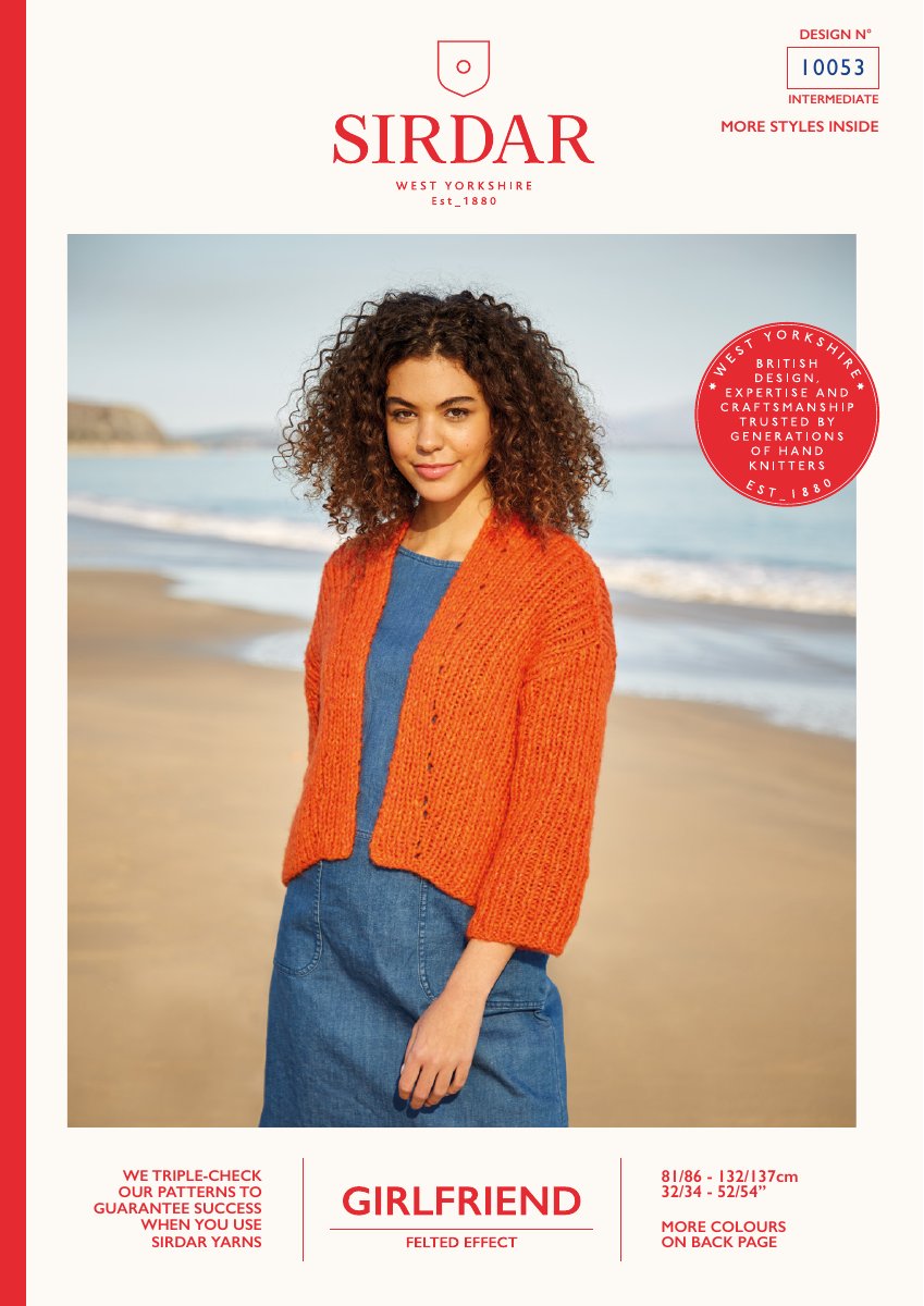 Sirdar 10053 Pattern in Girlfriend pattern cover