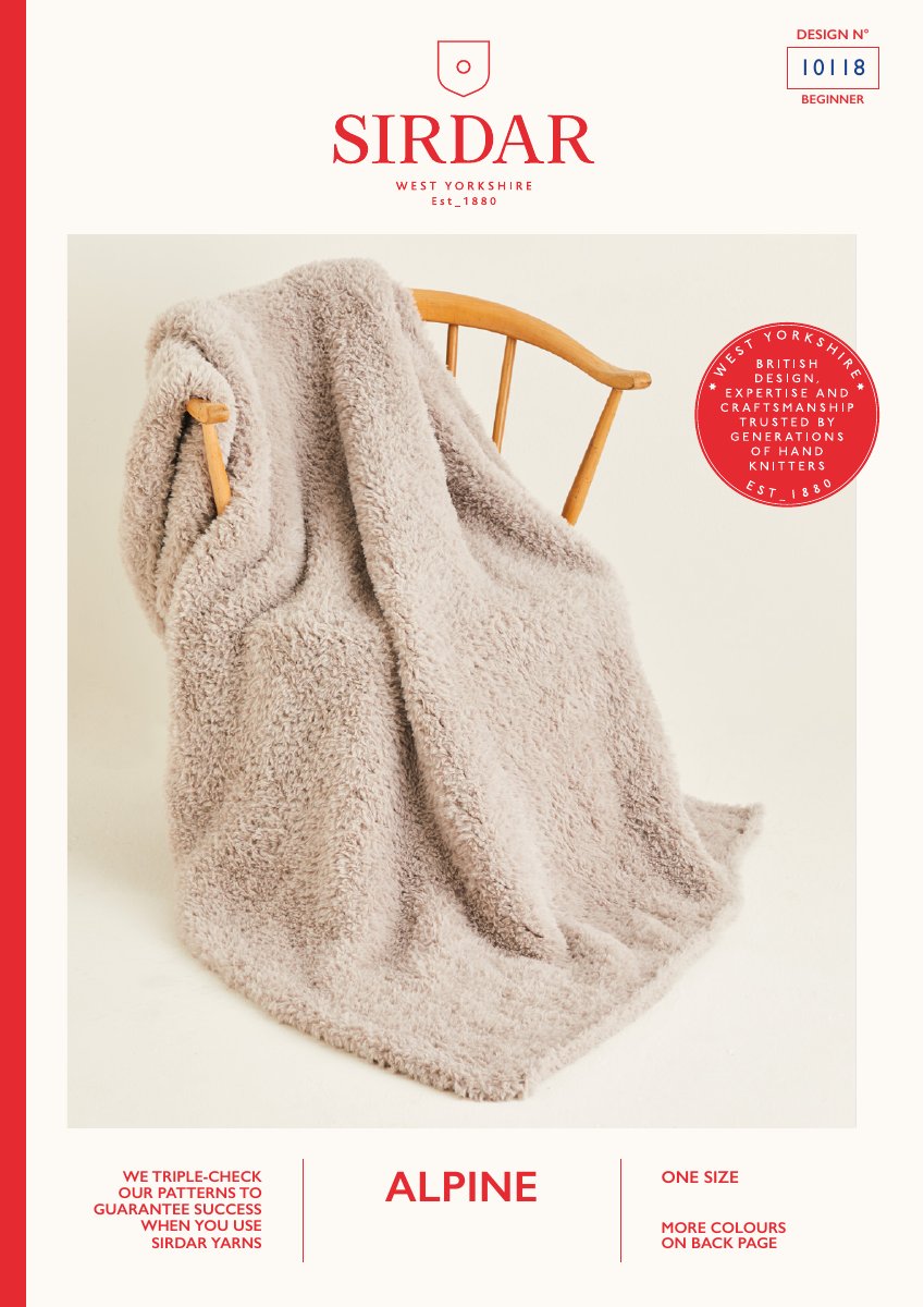 Sirdar 10118 Cardigan in Alpine pattern cover