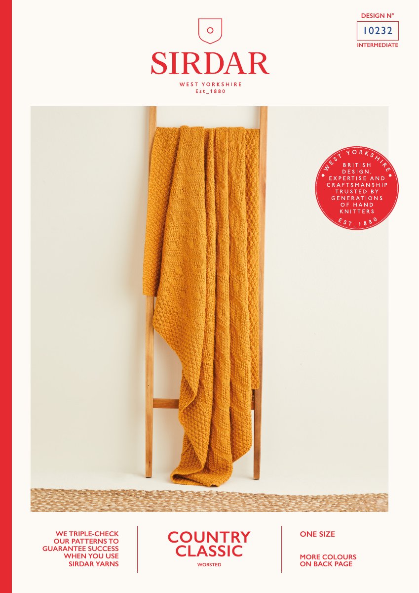 Sirdar 10232 Pattern in Country Classic Worsted pattern cover