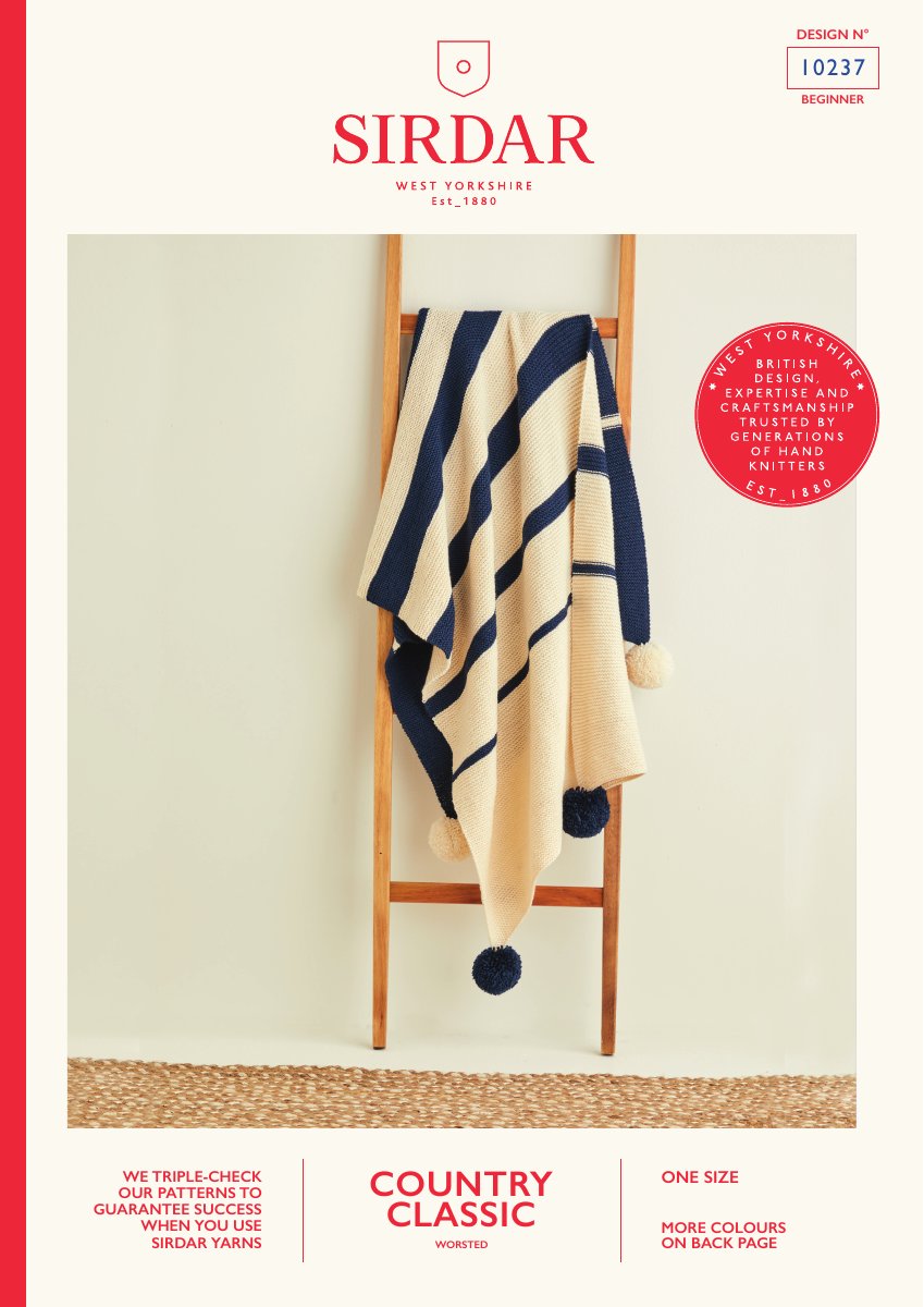 Sirdar 10237 Pattern in Country Classic Worsted pattern cover