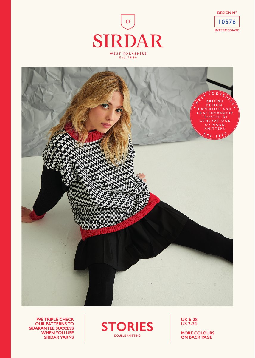 Sirdar 10576 Cardigan in Stories DK pattern cover