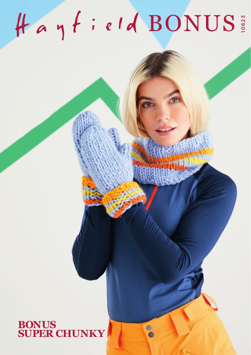 Hayfield 10623 Snood in Bonus Super Chunky pattern cover