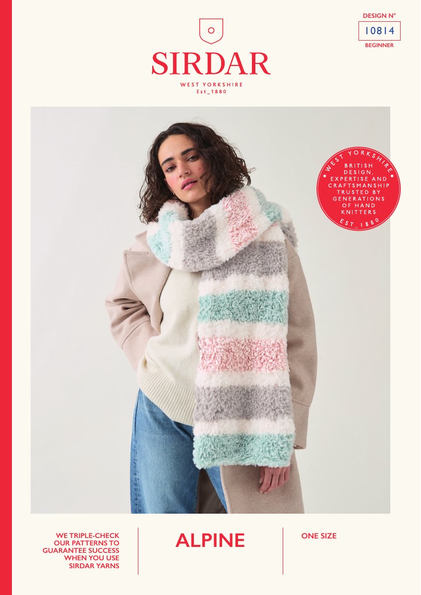 Sirdar 10814 Snood in Alpine pattern cover