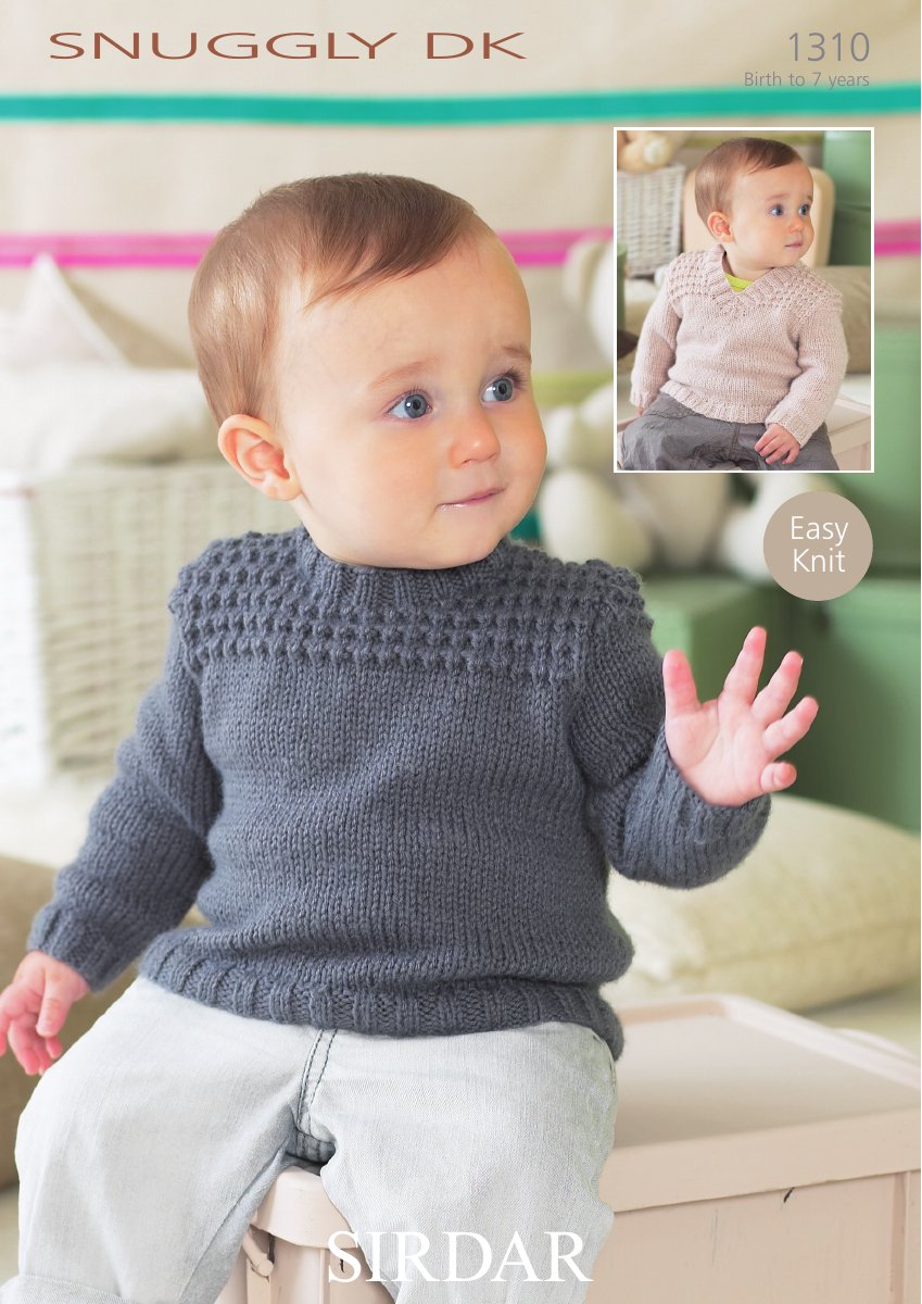 Sirdar 1310 Sweaters in Snuggly DK pattern cover