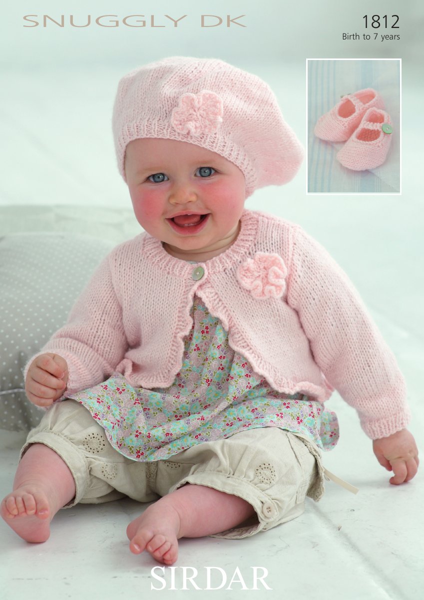 Sirdar 1812 Baby's & Child's Hat in Snuggly DK pattern cover