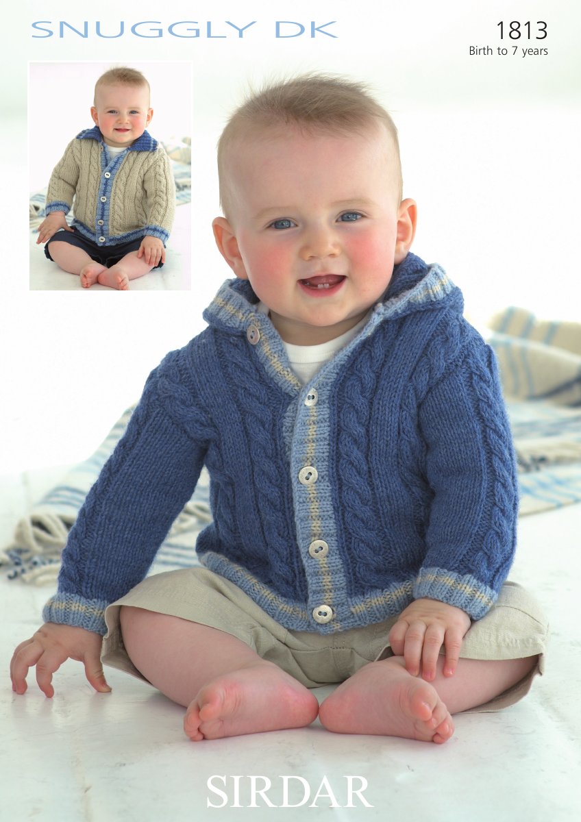 Sirdar 1813 Jackets in Snuggly DK pattern cover