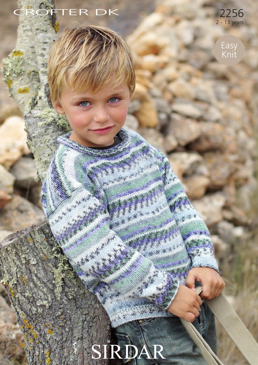 Sirdar 2256 Sweater in Crofter DK pattern cover