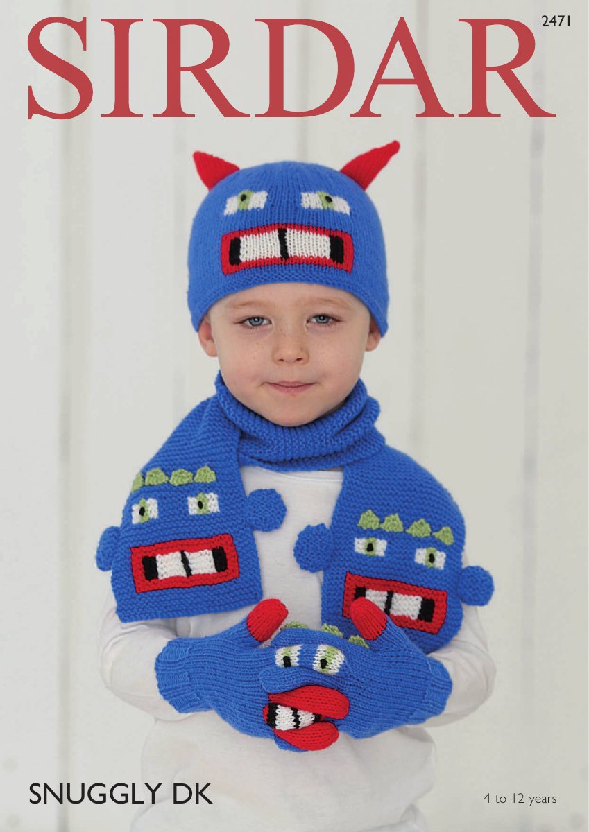 Sirdar 2471 Accessories in Snuggly DK pattern cover