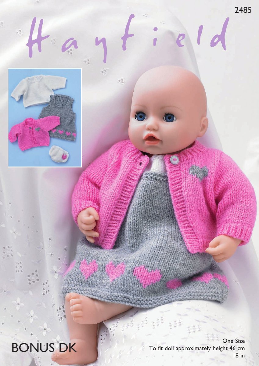 Hayfield 2485 Cardigan in Bonus DK pattern cover