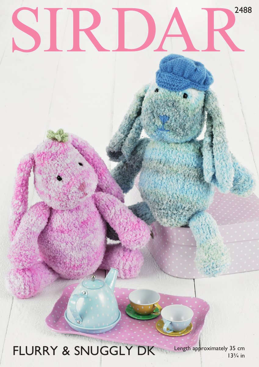 Sirdar 2488 Bunny in Flurry pattern cover