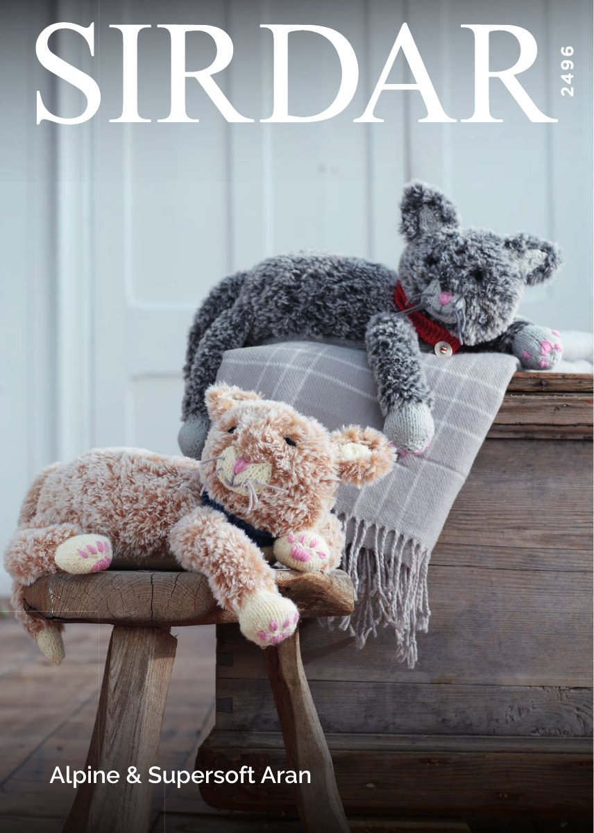 Sirdar 2496 Cats in Alpine pattern cover