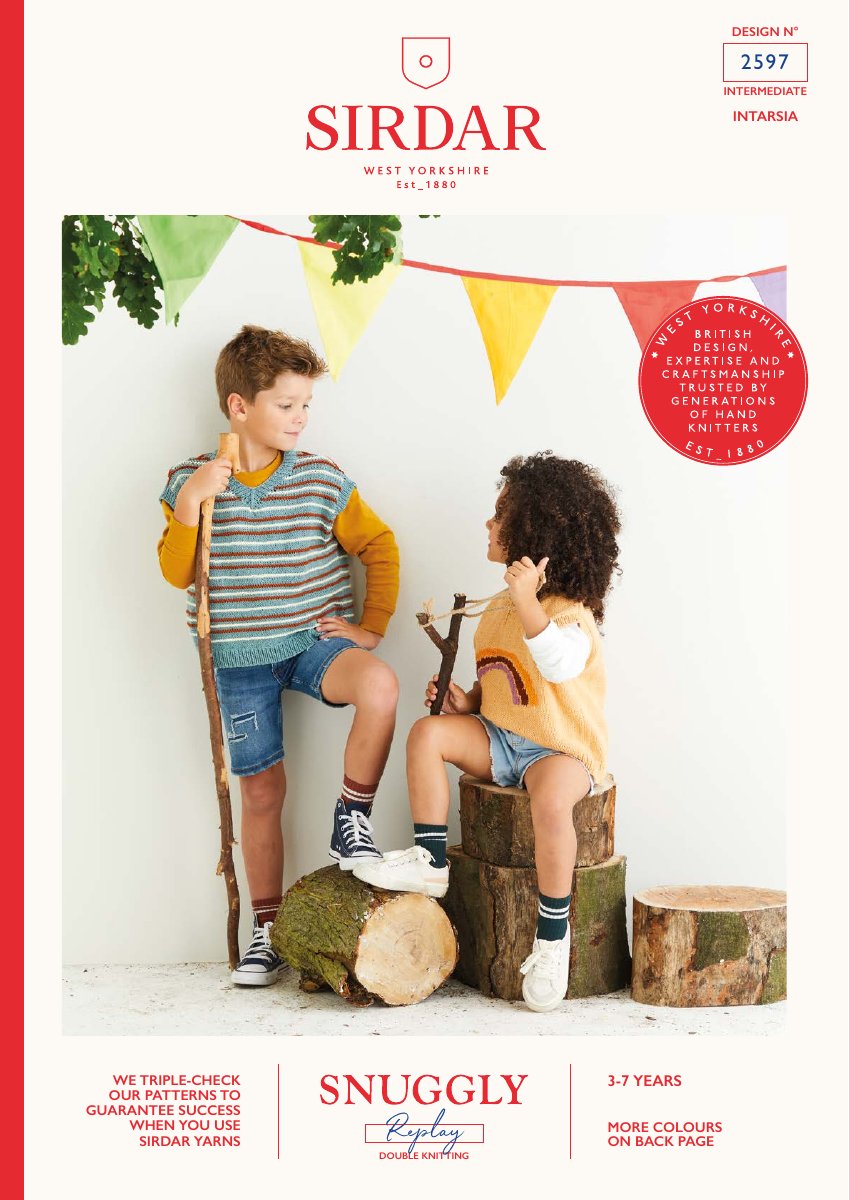 Sirdar 2597 Child's Top in P pattern cover